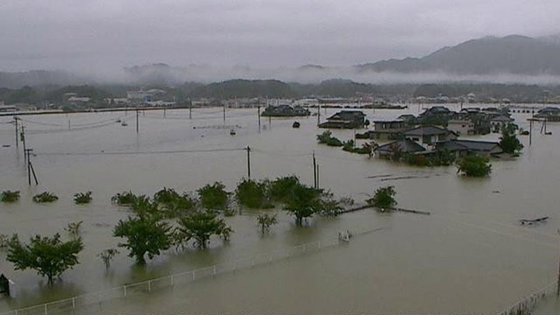 Chuvas fortes levam ao abandono de casas no Japão