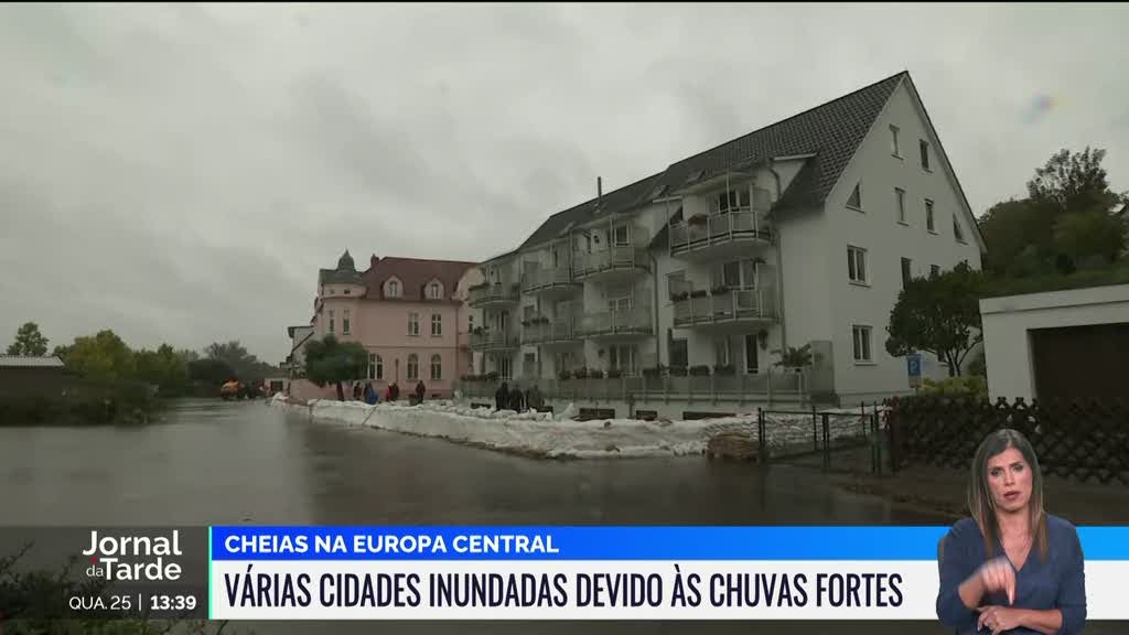 Chuva forte deixou várias cidades europeias inundadas