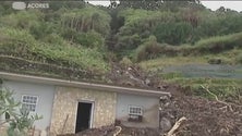 Imagem de Derrocadas provocaram estragos em São Jorge (Vídeo)