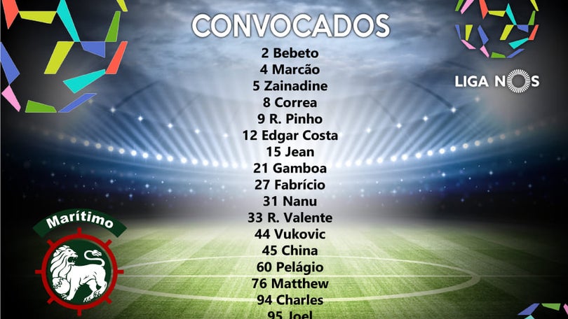 Imagem de Jovens Matthew e Pelágio convocados no Marítimo para jogo em Braga
