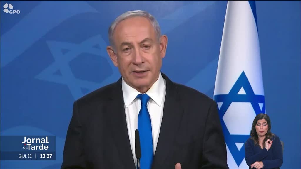 "Israel está a defender-se de um grupo terrorista", repete Netanyahu