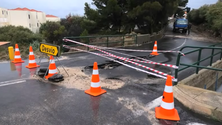 Imagem de Chuva forte causa estragos no Porto Santo (Vídeo)