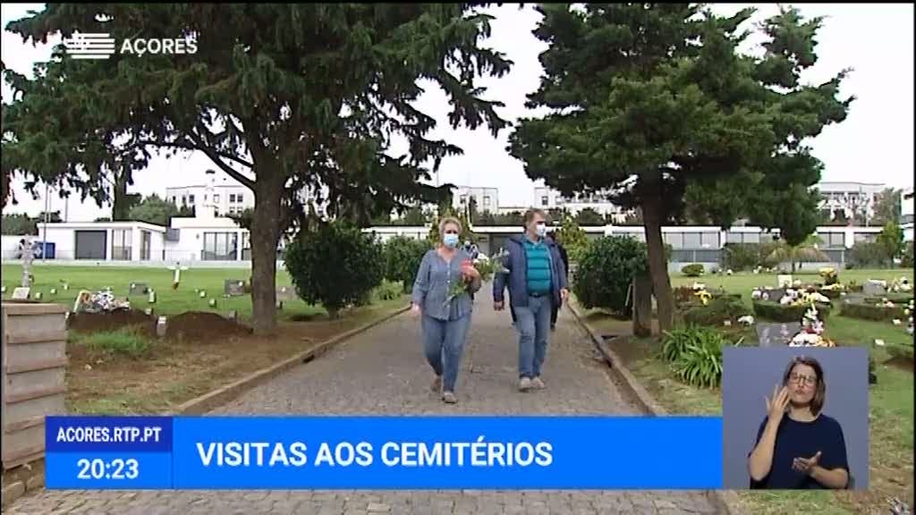 Menos visitas aos cemitérios por causa da pandemia (Vídeo)