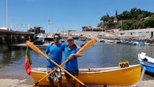 Imagem de Miguel Sá e Nélson Aveiro venceram a 15.ª Regata de Canoas Tradicionais da Madeira