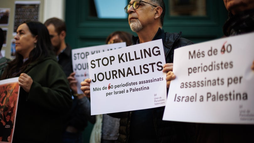 Imagem de Guerra em Gaza já provocou a morte de 50 jornalistas