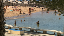 Bandeira Azul hasteada na praia da Calheta (vídeo)