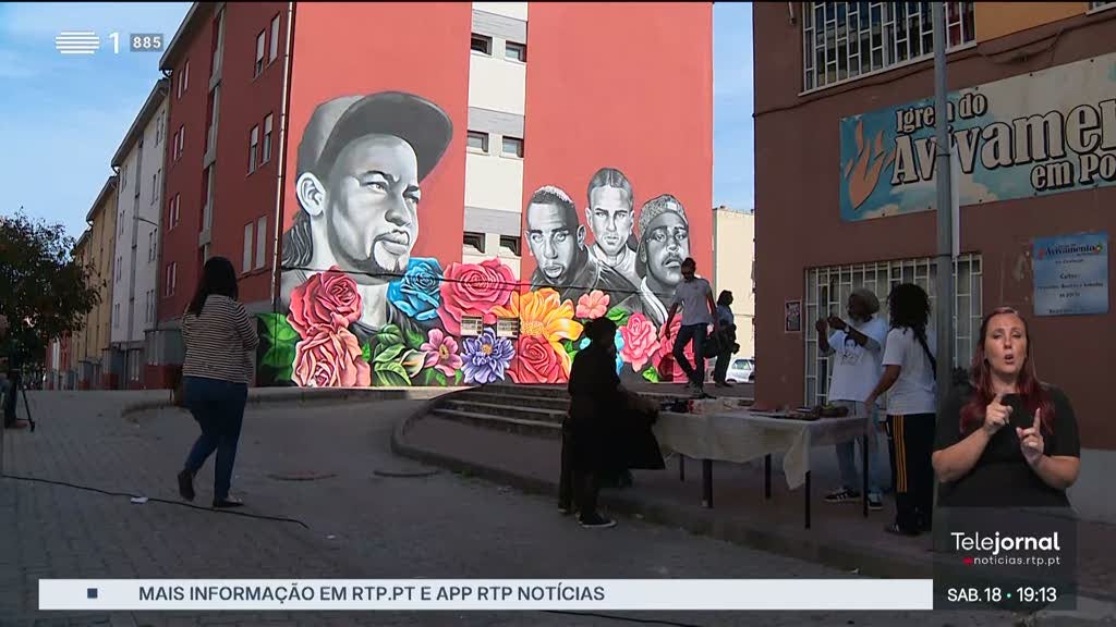 Homenagem a Odaír Moniz juntou moradores do Bairro do Zambujal