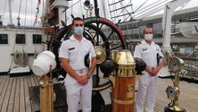 Imagem de 171 pessoas a bordo do Navio Sagres (áudio)