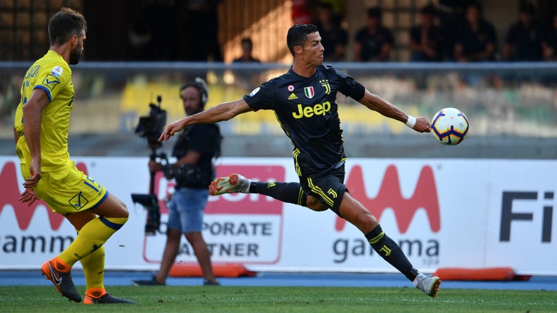 Ronaldo e João Cancelo com estreias agridoces pela Juventus