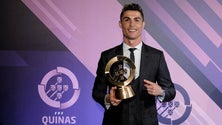 Imagem de Ronaldo entre os nomeados para melhor do ano nas Quinas de Ouro