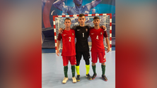 Imagem de Três jogadores do futsal adaptado do Santa Clara sagraram-se Campeões do Mundo