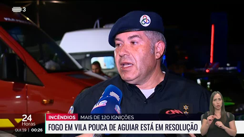 Vila Pouca de Aguiar. Situação controlada deverá entrar em rescaldo durante a noite