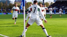 Imagem de Seleção portuguesa continua 100% vitoriosa no grupo de apuramento para o Europeu (vídeo)
