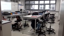 Imagem de Simulacro da Proteção Civil na Escola Secundária da Ribeira Brava (vídeo)