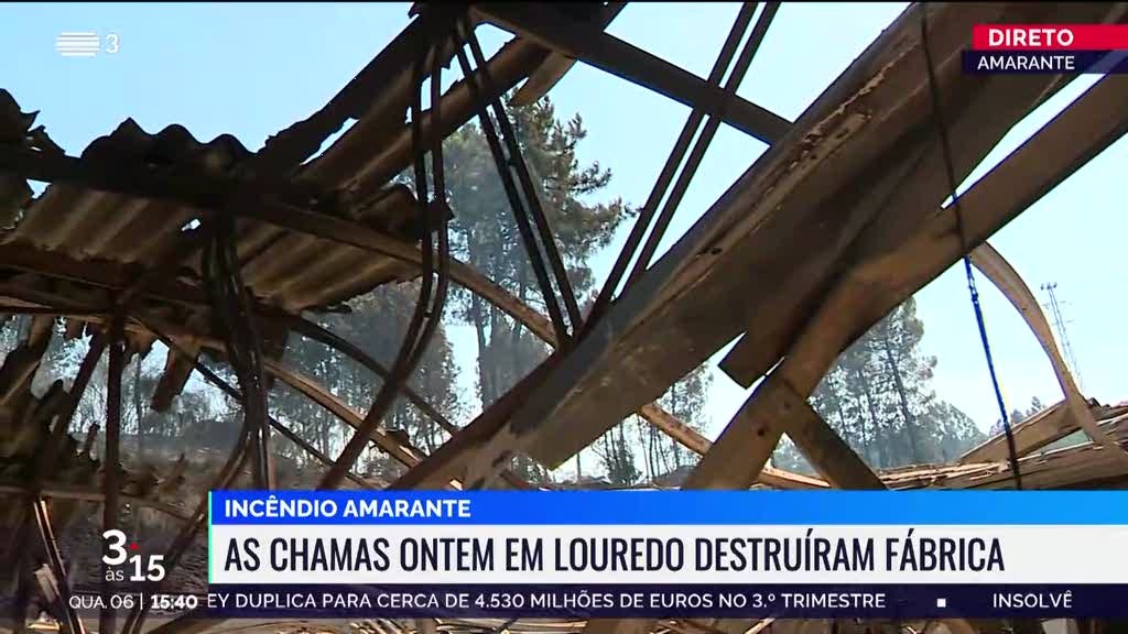 Fábrica de urnas em Fregim ardeu por completo