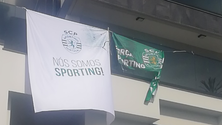 Imagem de Casa de CR7 com bandeiras do Sporting