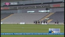Nacional regressou ao trabalho com Rodrigo Pinho recuperado (Vídeo)