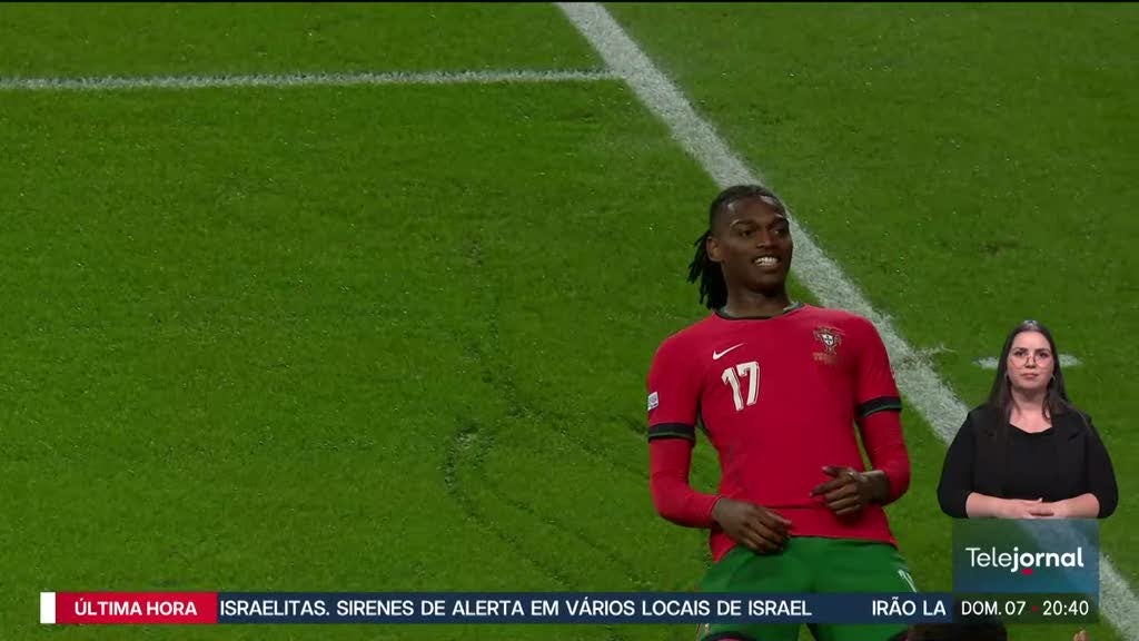 Entrevista Rafael Leão à RTP. "O sonho de qualquer um é cheg