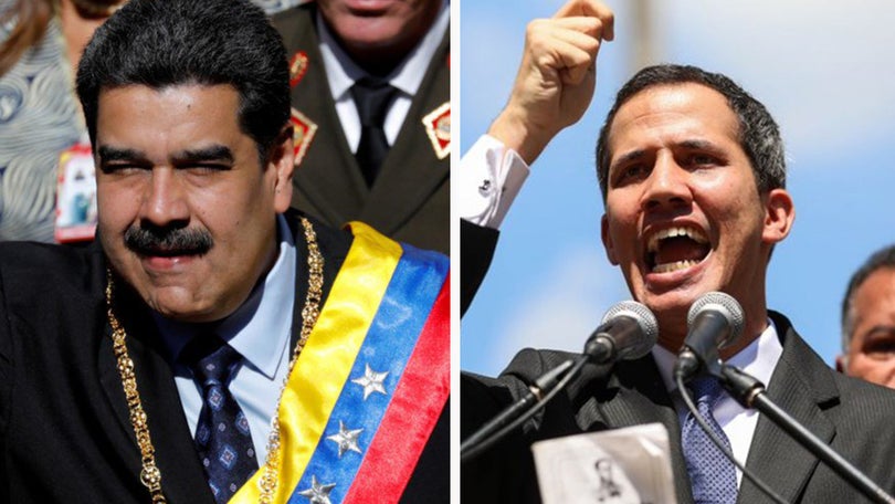 Imagem de Maduro disponível para reunir-se com Juan Guaidó para dialogar