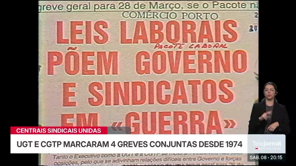 Última greve geral da CGTP e da UGT foi há 12 anos