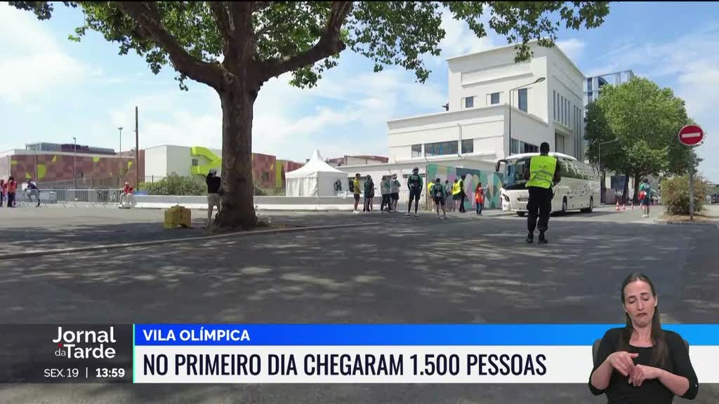 Já estão a chegar os primeiros atletas à Vila Olímpica