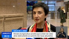 Imagem de Ministra da Agricultura acredita que os EUA vão voltar atrás no aumento das taxas aduaneiras [Vídeo]