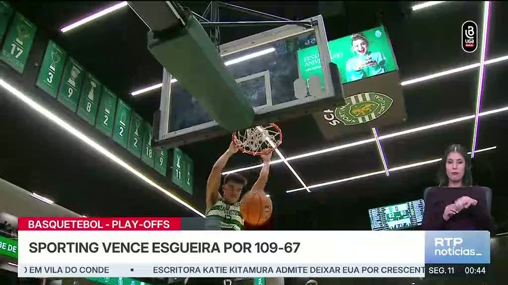 Basquetebol. Sporting em vantagem no 'play-off' após triunfo expressivo