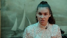 Imagem de Cristina Ponte com o poema «As cordas da guitarra»