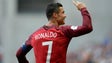 Imagem de Ronaldo é o segundo melhor marcador europeu e iguala Pelé