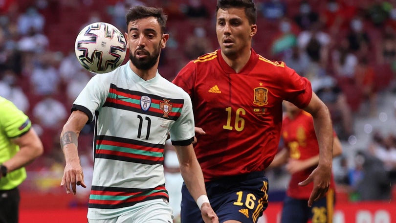 Portugal empata jogo de Espanha