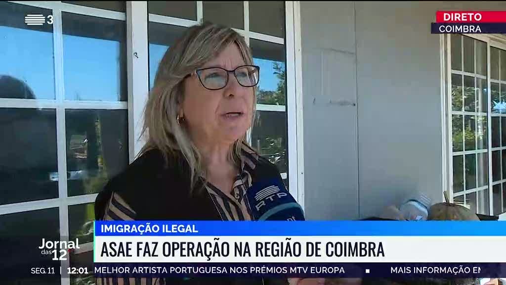 Autoridades fazem operação contra a imigração ilegal em Coimbra