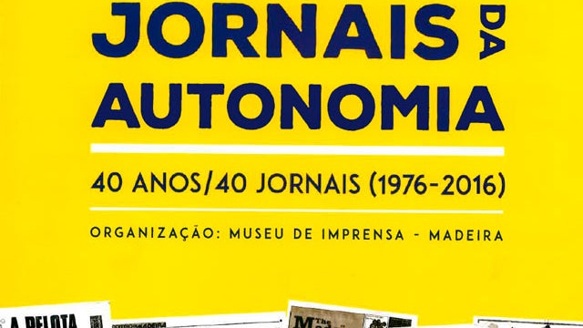 Imagem de Jornais da autonomia expostos no Parlamento Regional