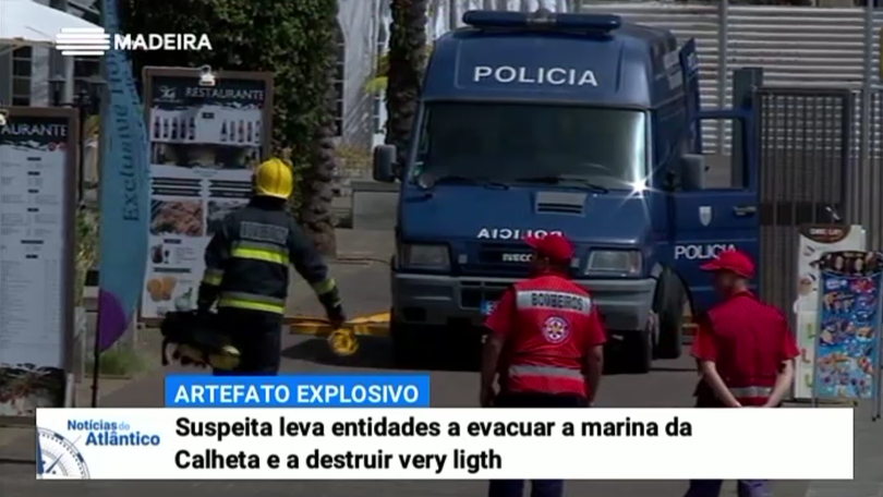 Imagem de Objeto suspeito leva polícia e bombeiros à Calheta