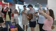Imagem de Peregrinos madeirenses viajaram hoje para Lisboa (vídeo)