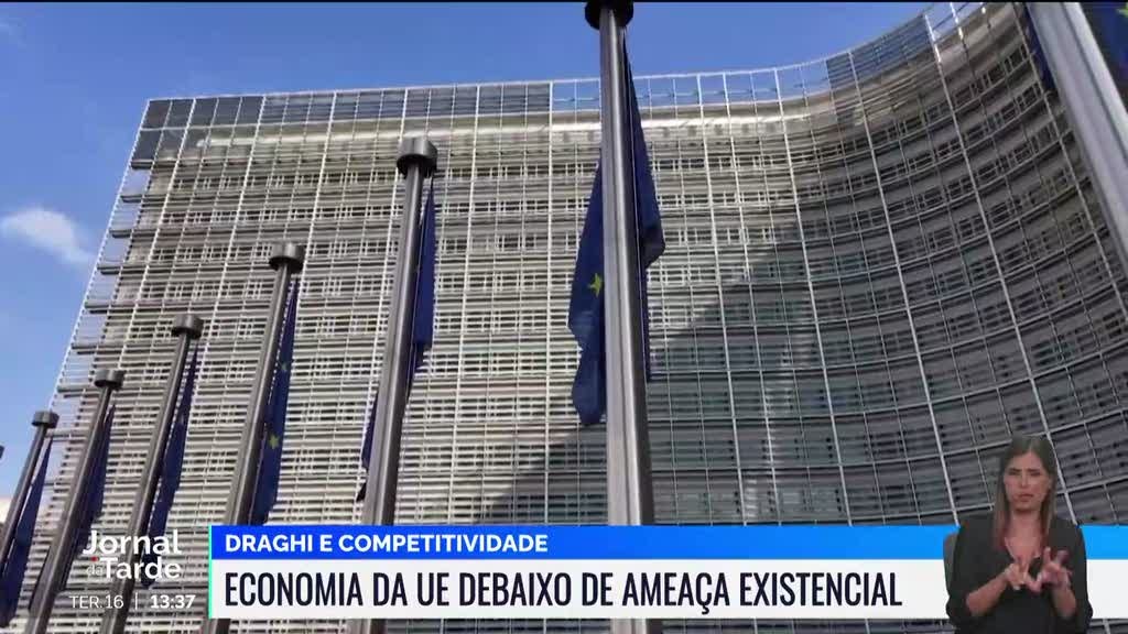 Mário Draghi não vê melhorias na economia europeia