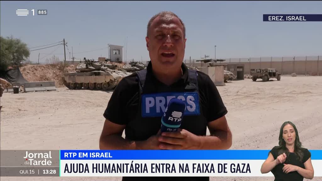 Ajuda humanitária cada vez mais importante em Gaza