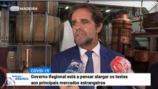 Imagem de Madeira pondera alargar testes à Covid-19 na origem à Inglaterra e à Alemanha (Vídeo)