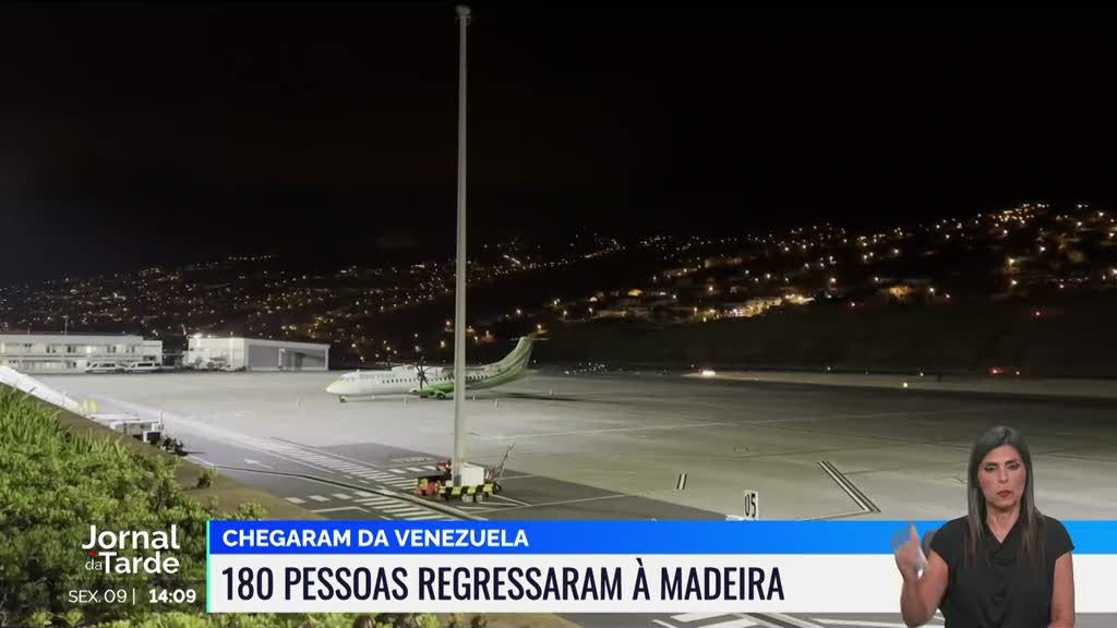 Portugueses e luso venezuelanos chegam à Madeira