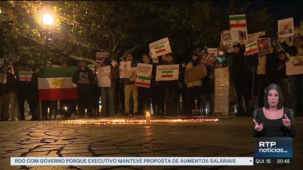 Protesto. Iranianos apelam no Porto a auxílio para os manifestantes
