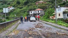 Imagem de Chuva causa estragos em Machico