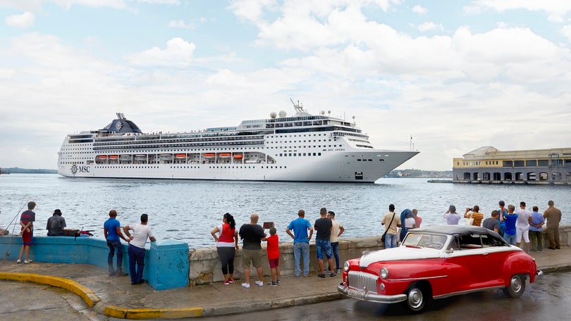 MSC Cruzeiros cancela escalas em Cuba