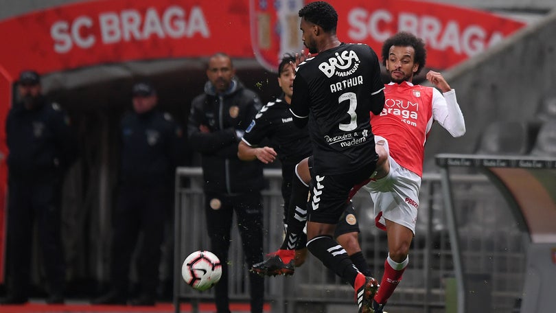 Nacional goleado em Braga