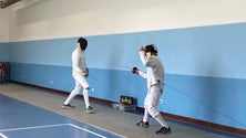 Imagem de Guilherme Faria campeão regional de esgrima em Espada (vídeo)
