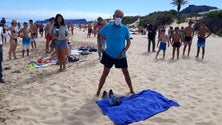 Imagem de Marcelo Rebelo de Sousa foi a banhos no Porto Santo (Vídeo)