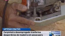 Artesão criativo faz ” maravilhas ” com restos de madeira ( video)