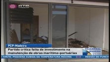 Imagem de O PCP acusa o Governo de não investir na manutenção dos equipamentos portuários (Vídeo)