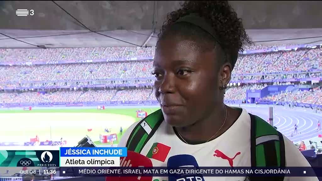 Paris2024. Jéssica Inchude na final do peso e Eliana Bandeira eliminada