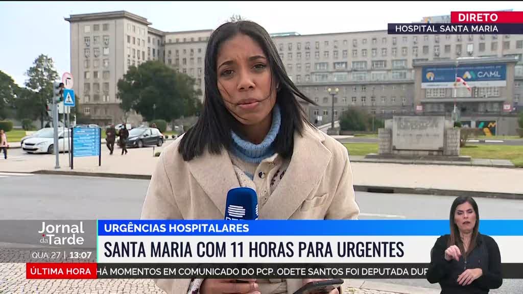 Santa Maria com 11 horas de espera para doentes urgentes