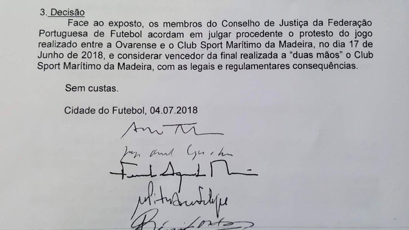 Imagem de Conselho de Justiça da Federação Portuguesa de Futebol devolve título nacional feminino ao Marítimo