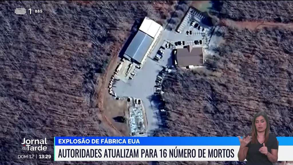 EUA. São 16 os mortos na explosão de fábrica de explosivos militares no Tennesse